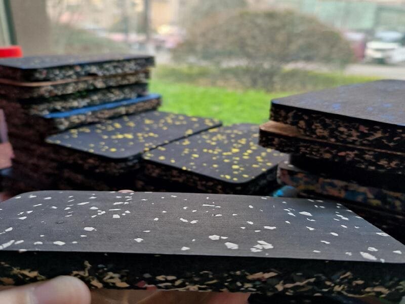 cleaning rubber gym floor